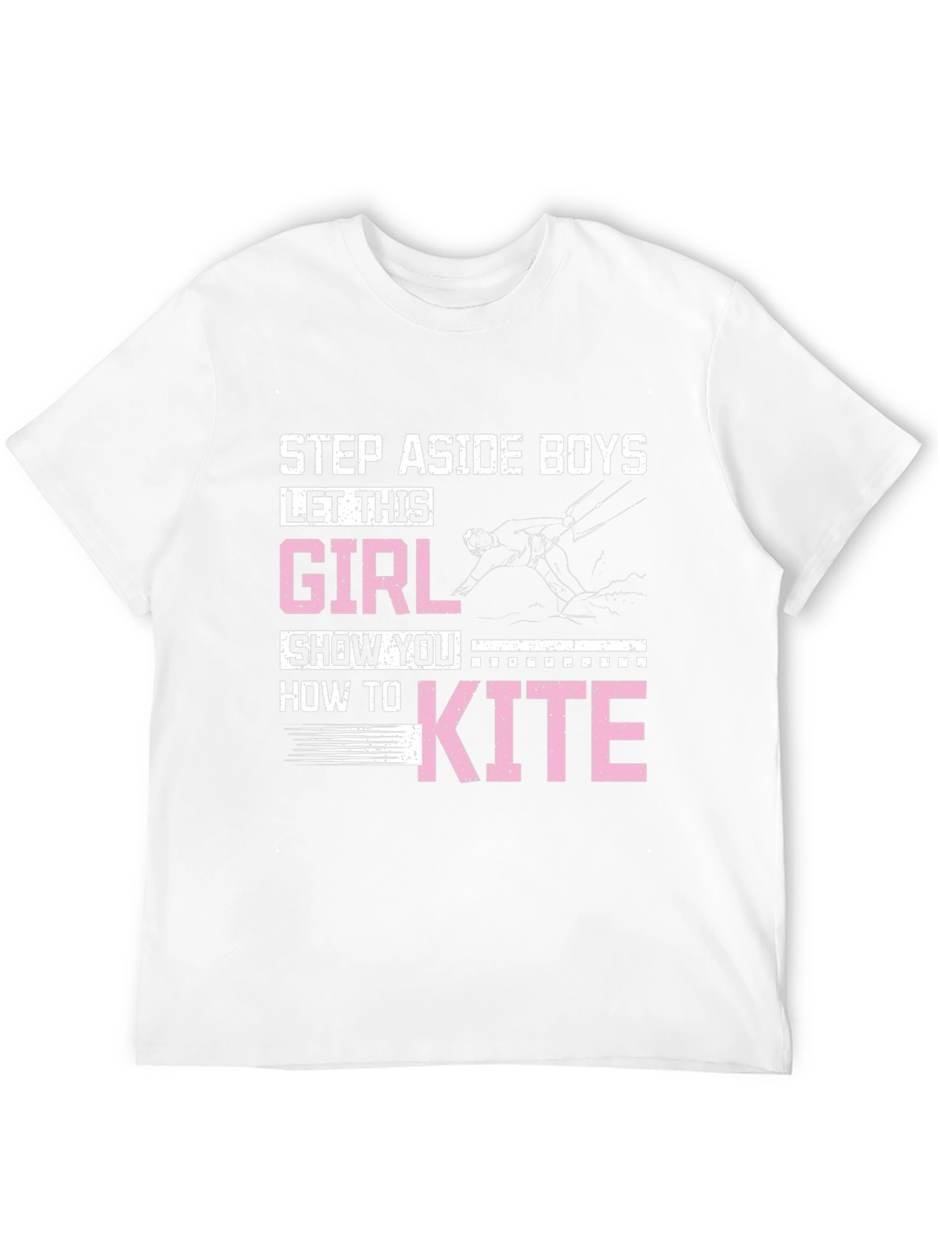 Girl Kiteboarding Graphic T-Shirt