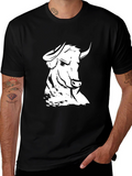 Bull Graphic Black T-Shirt - Bold Streetwear