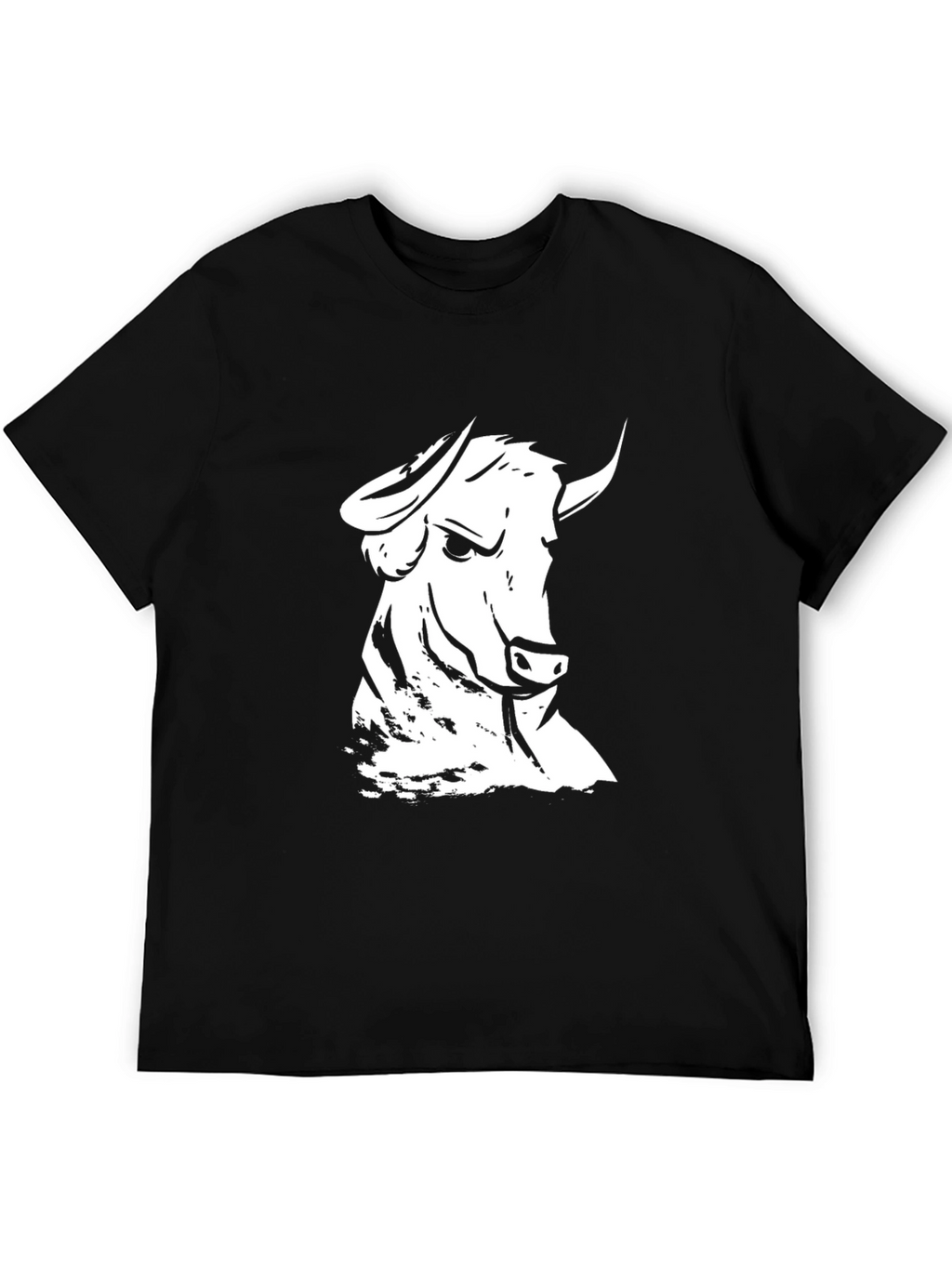 Bull Graphic Black T-Shirt - Bold Streetwear