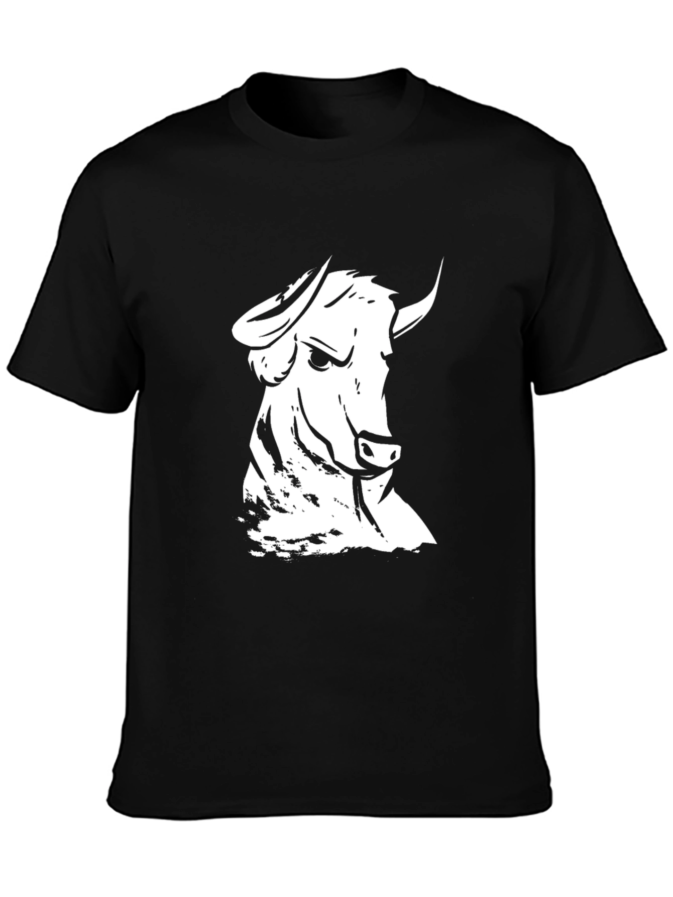 Bull Graphic Black T-Shirt - Bold Streetwear