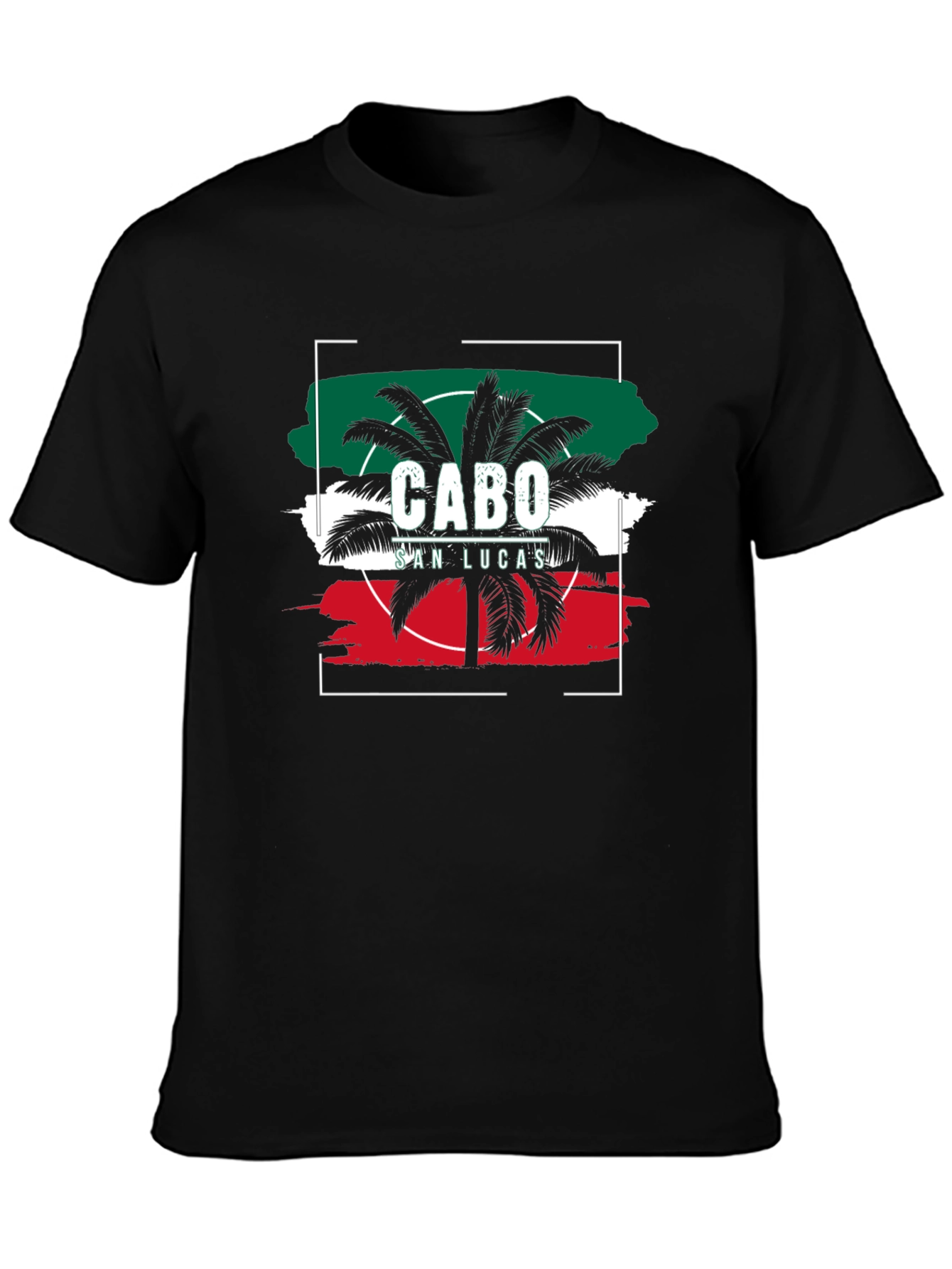 Cabo San Lucas Palm Tree T-Shirt - Tropical Vacation Tee