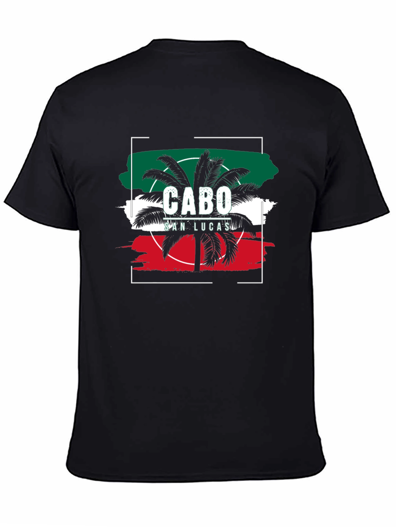 Cabo San Lucas Palm Tree T-Shirt - Tropical Vacation Tee