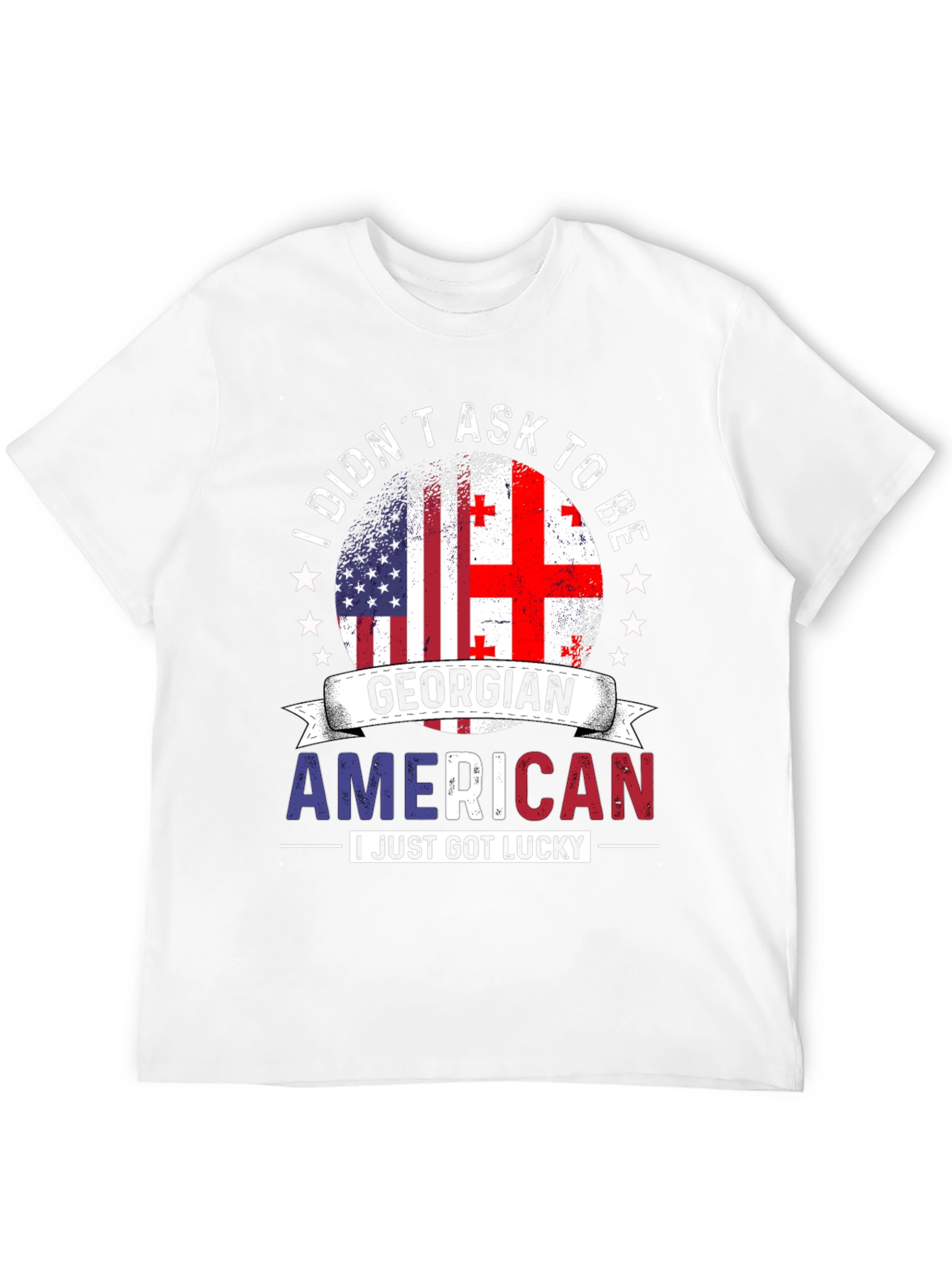 Georgian American Flag T-Shirt