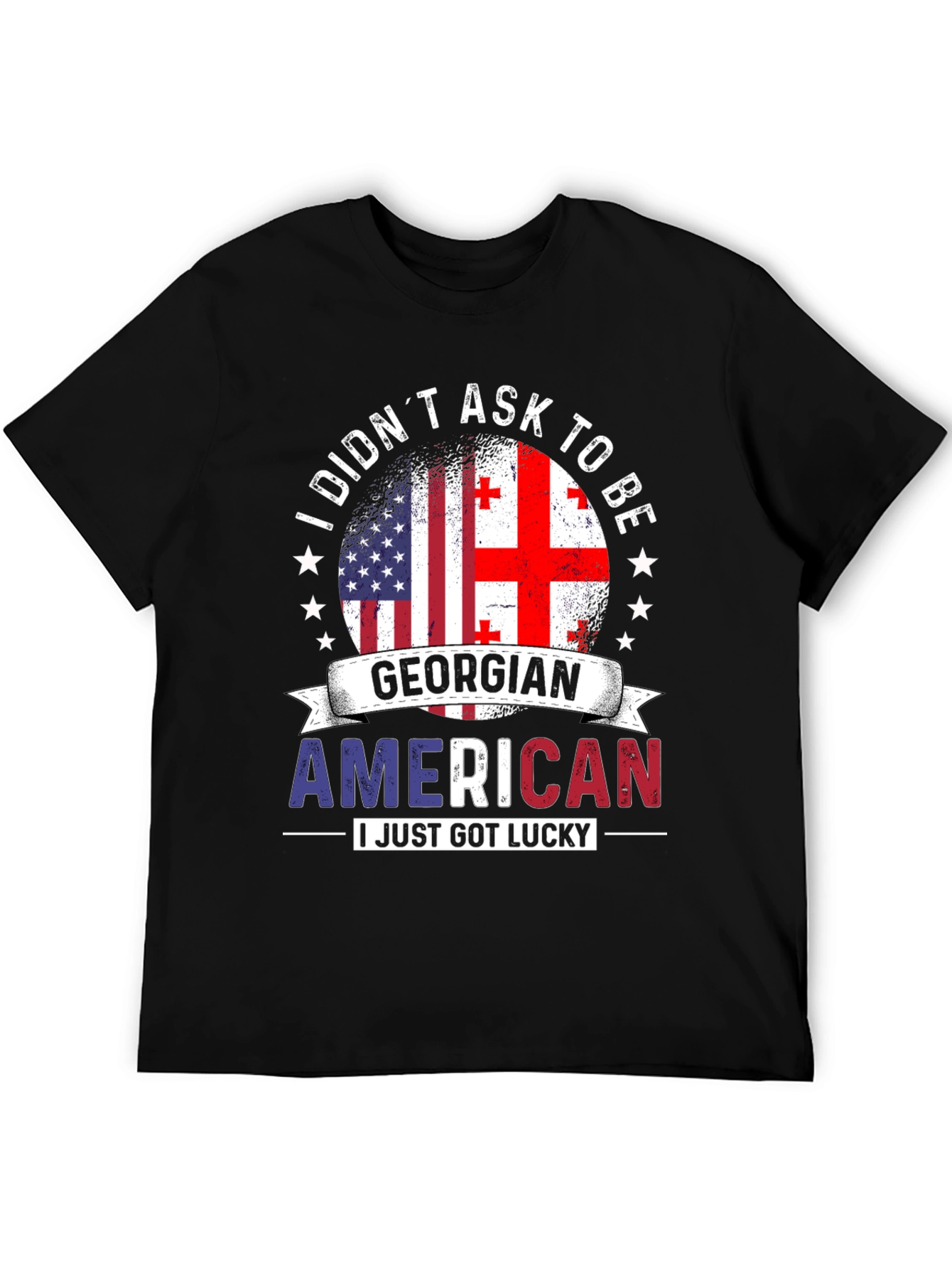 Georgian American Flag T-Shirt