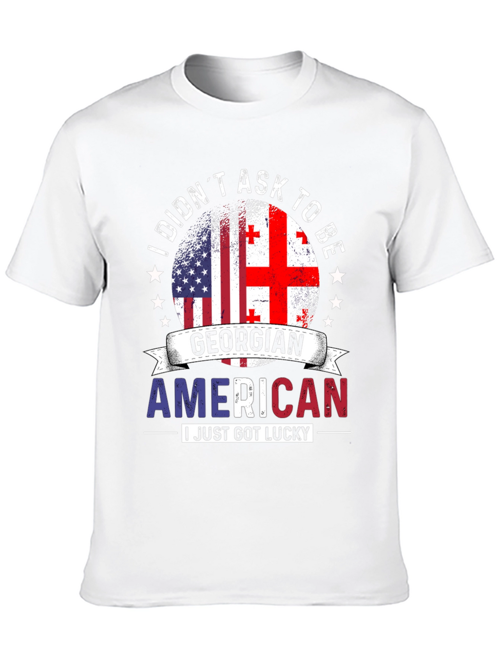 Georgian American Flag T-Shirt