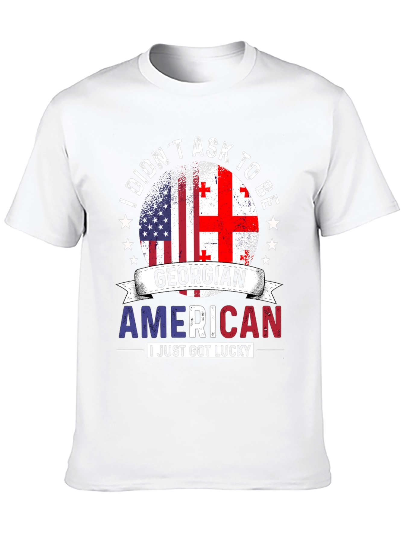 Georgian American Flag T-Shirt