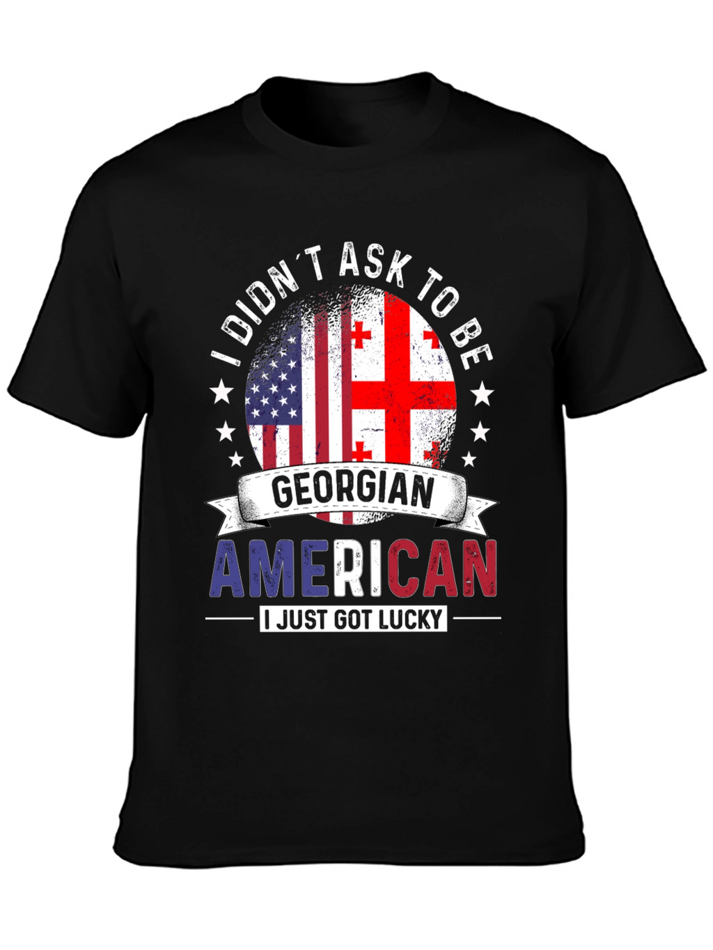 Georgian American Flag T-Shirt