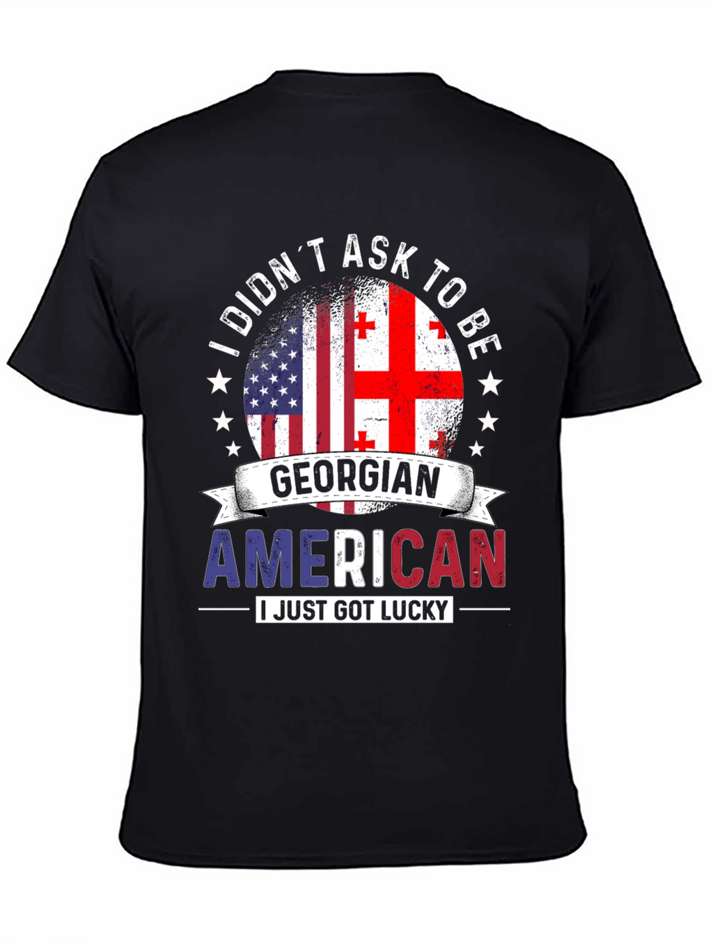 Georgian American Flag T-Shirt