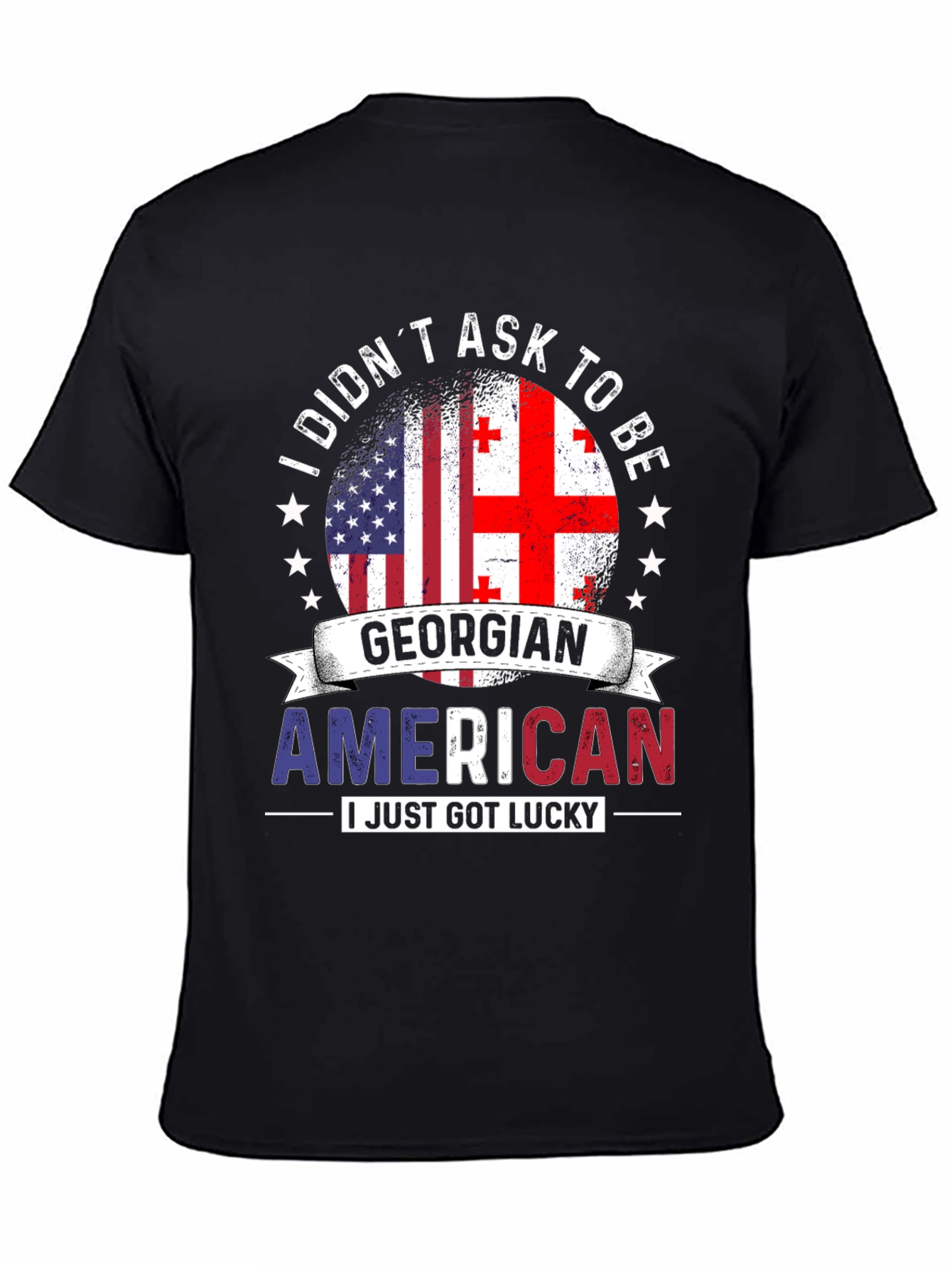 Georgian American Flag T-Shirt