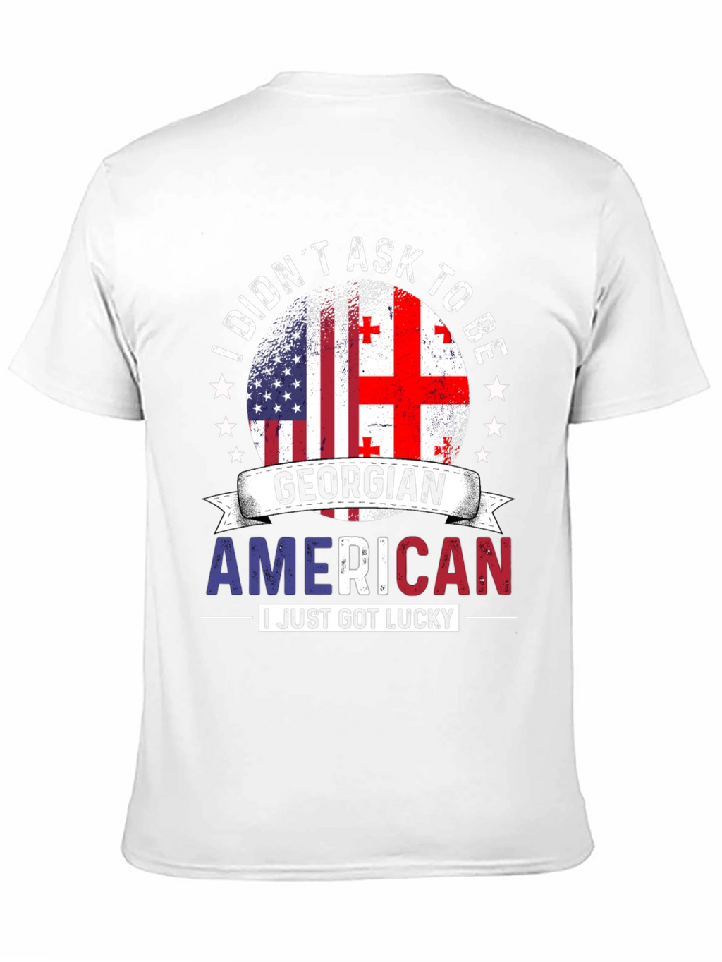 Georgian American Flag T-Shirt