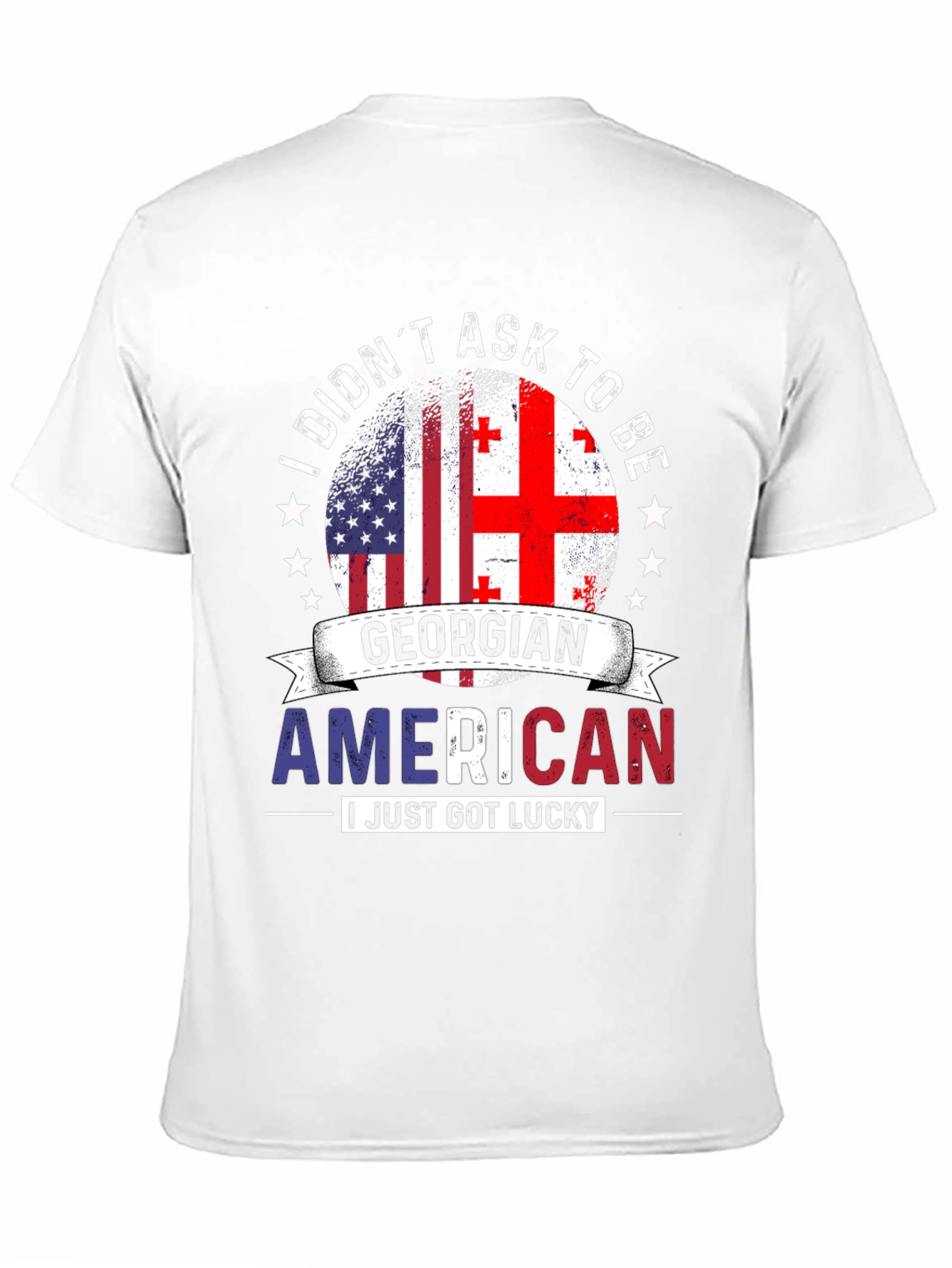 Georgian American Flag T-Shirt