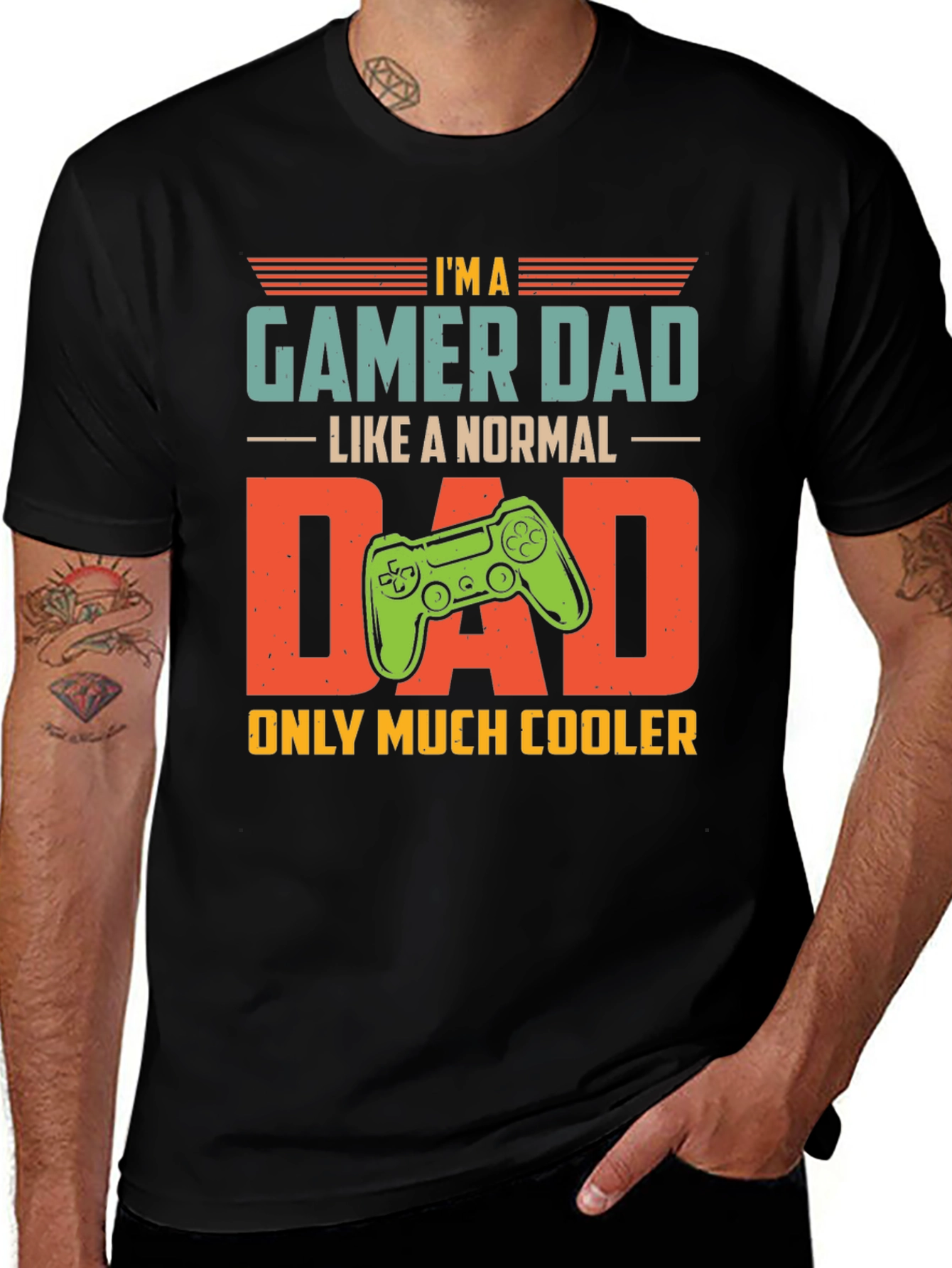 Gamer Dad T-Shirt - Cool Dad Edition