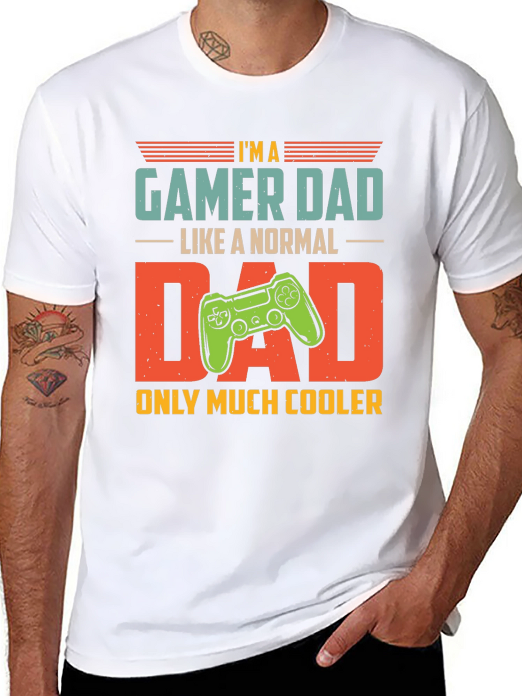 Gamer Dad T-Shirt - Cool Dad Edition
