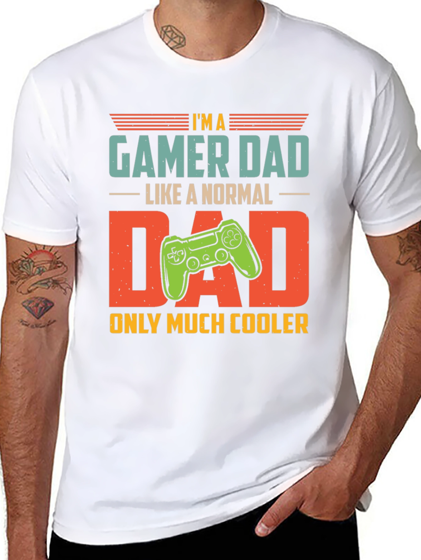 Gamer Dad T-Shirt - Cool Dad Edition