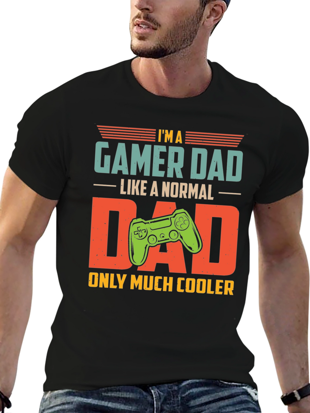 Gamer Dad T-Shirt - Cool Dad Edition