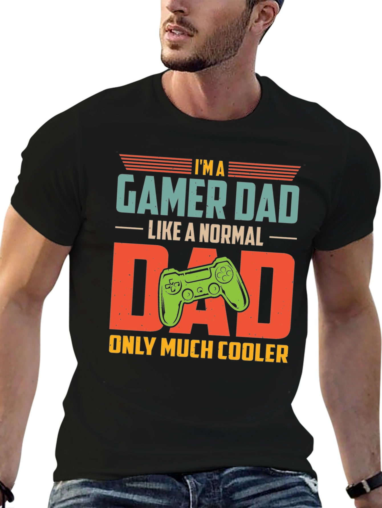 Gamer Dad T-Shirt - Cool Dad Edition