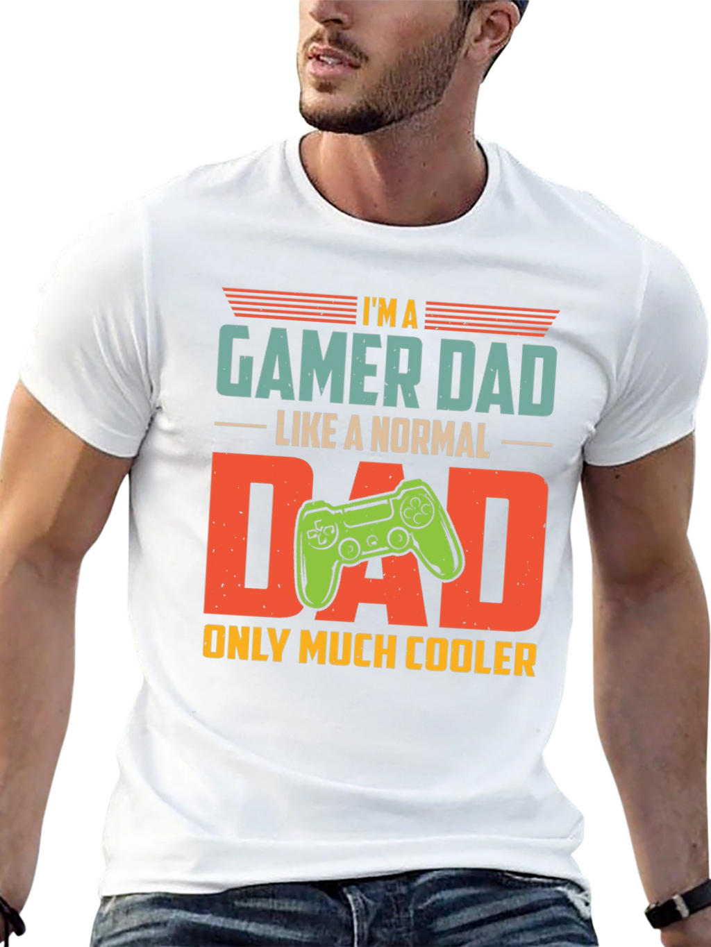 Gamer Dad T-Shirt - Cool Dad Edition