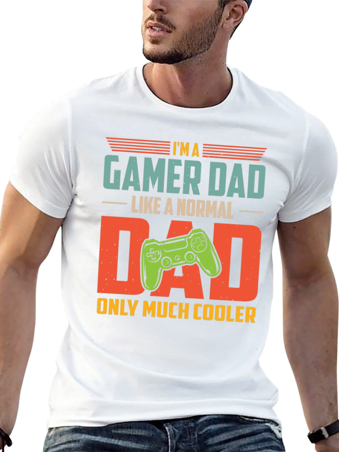 Gamer Dad T-Shirt - Cool Dad Edition