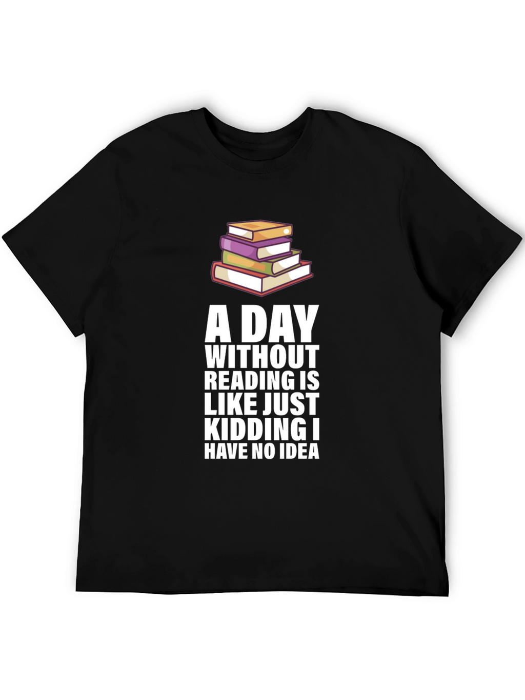 Funny Reading Bookworm Graphic Novelty T-Shirt
