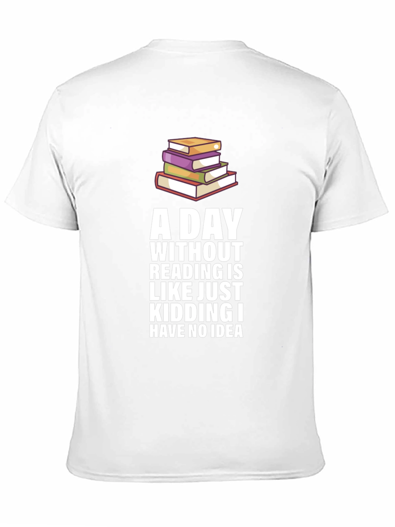 Funny Reading Bookworm Graphic Novelty T-Shirt