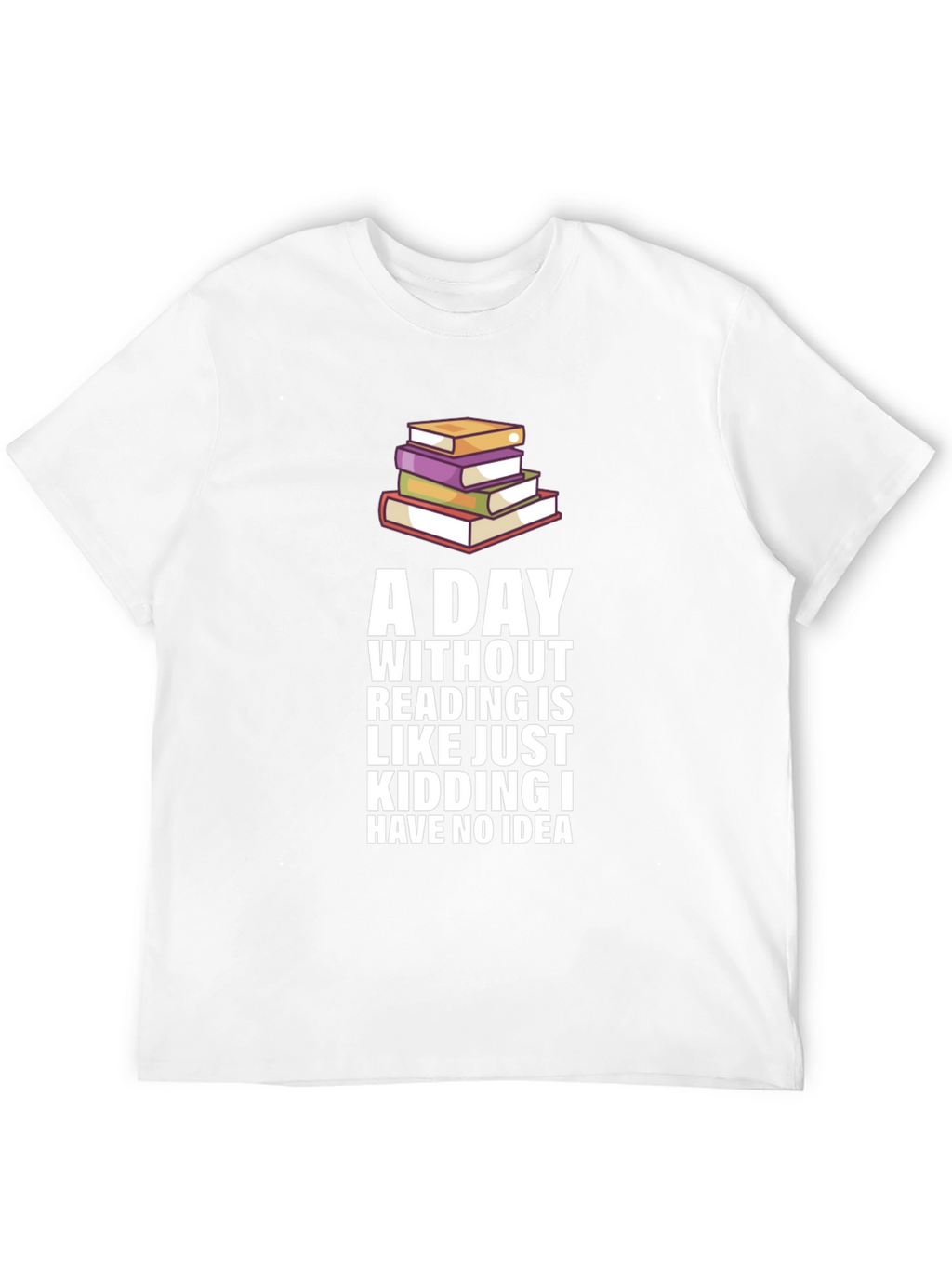 Funny Reading Bookworm Graphic Novelty T-Shirt
