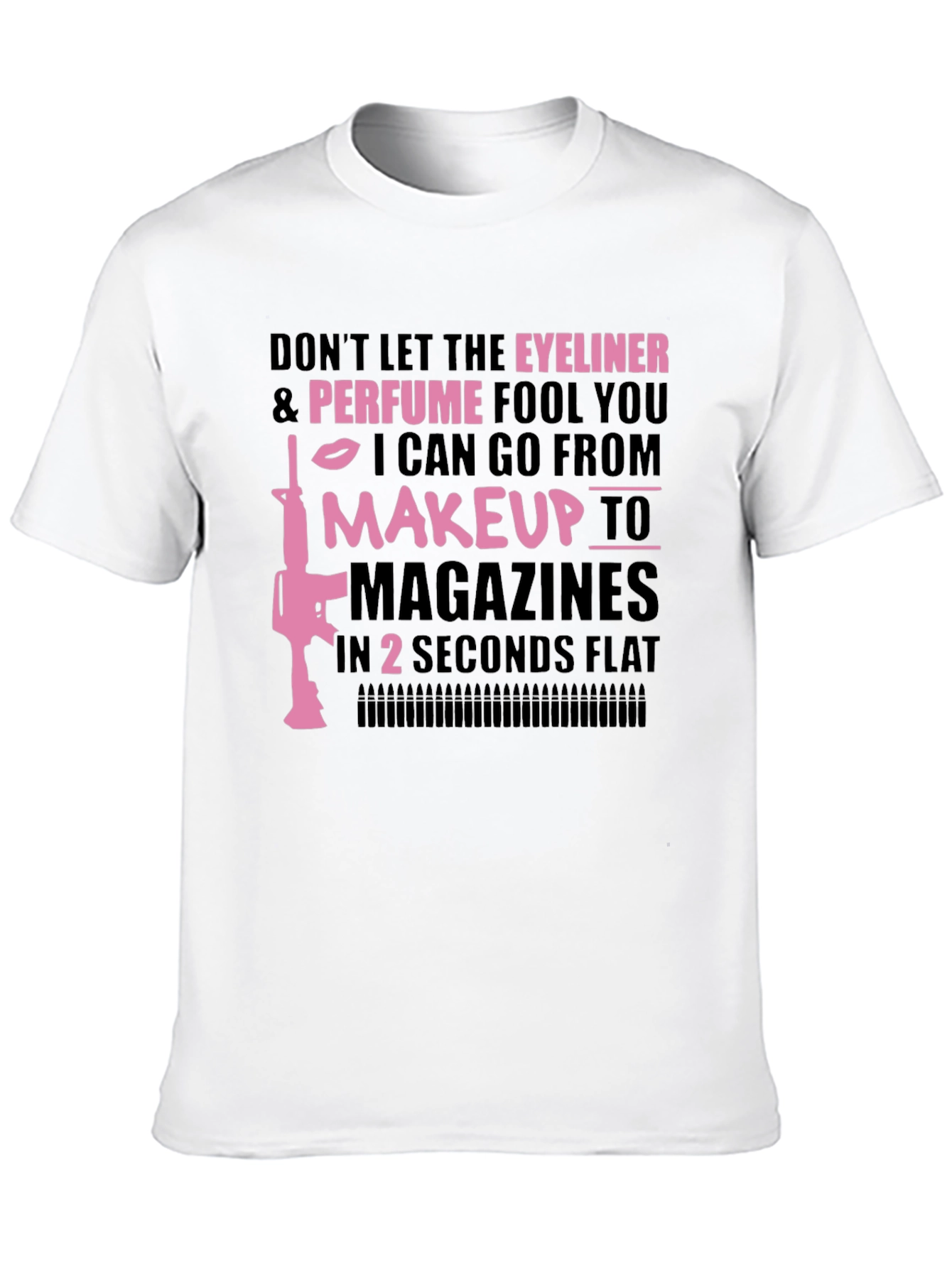 Eyeliner Perfume Makeup Magazines T-Shirt