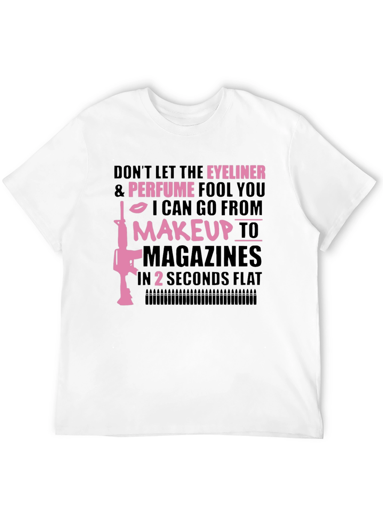 Eyeliner Perfume Makeup Magazines T-Shirt