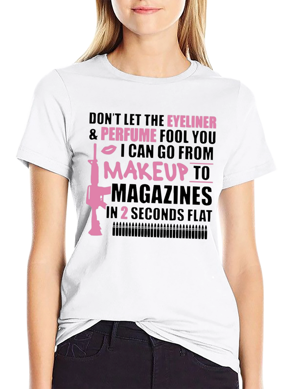Eyeliner Perfume Makeup Magazines T-Shirt