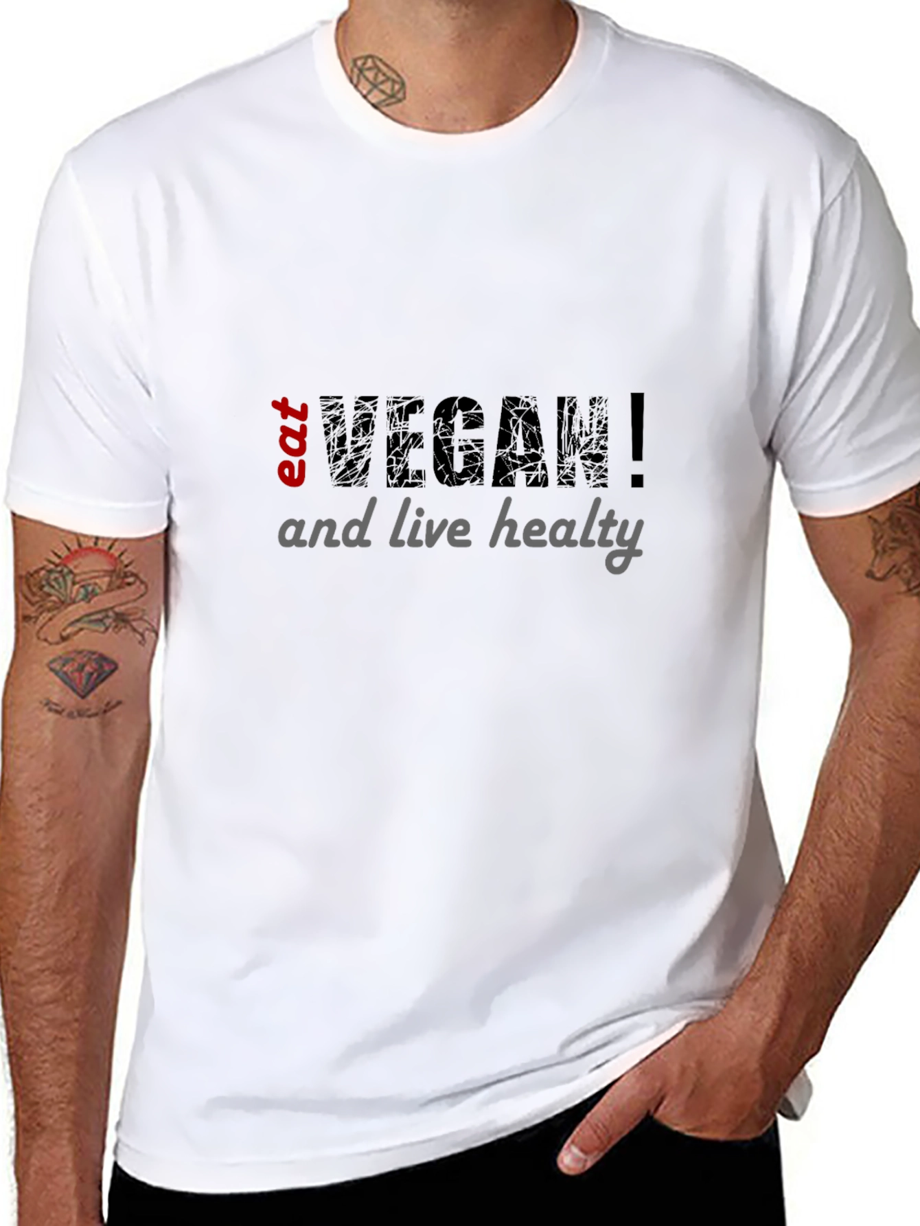 Eat Vegan T-Shirt - Live Healthy!
