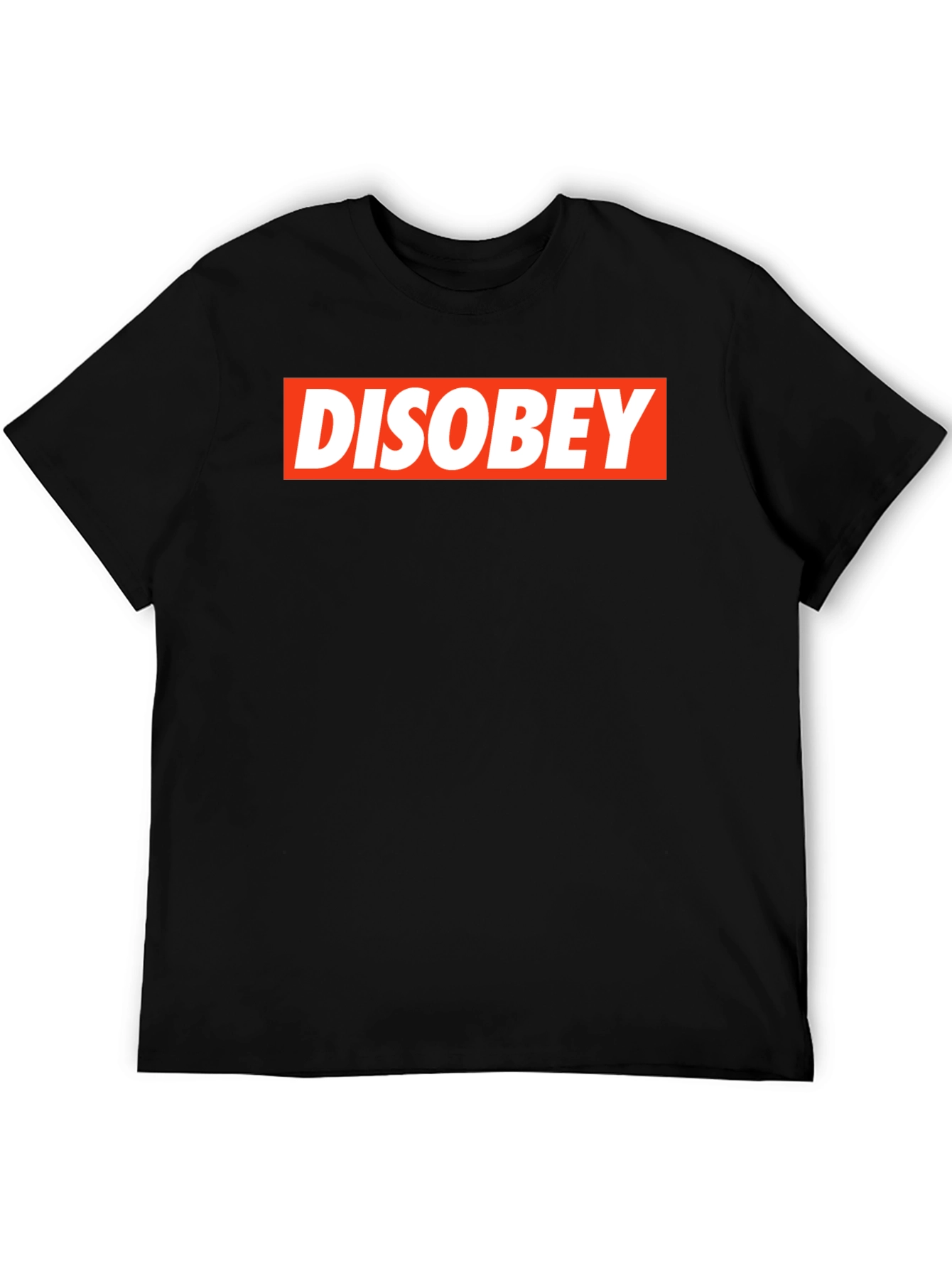 Disobey Graphic T-Shirt - Bold Statement Tee