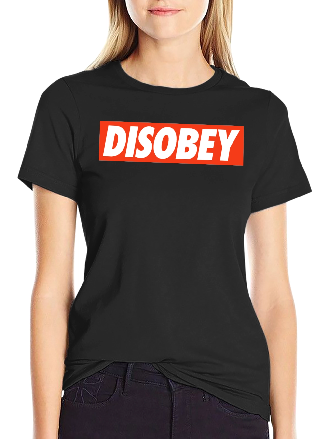 Disobey Graphic T-Shirt - Bold Statement Tee