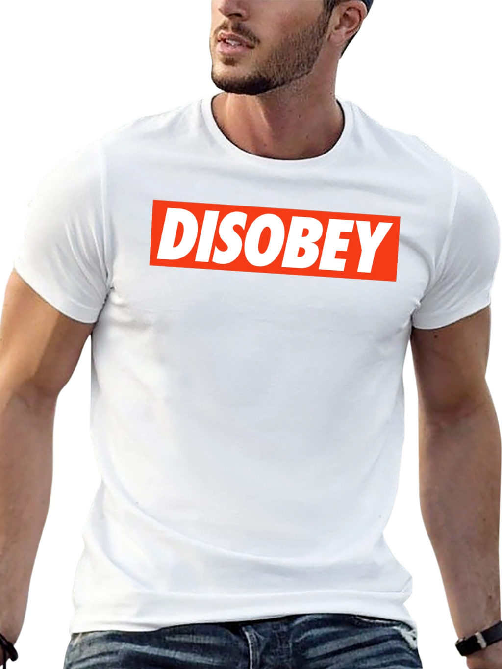 Disobey Graphic T-Shirt - Bold Statement Tee