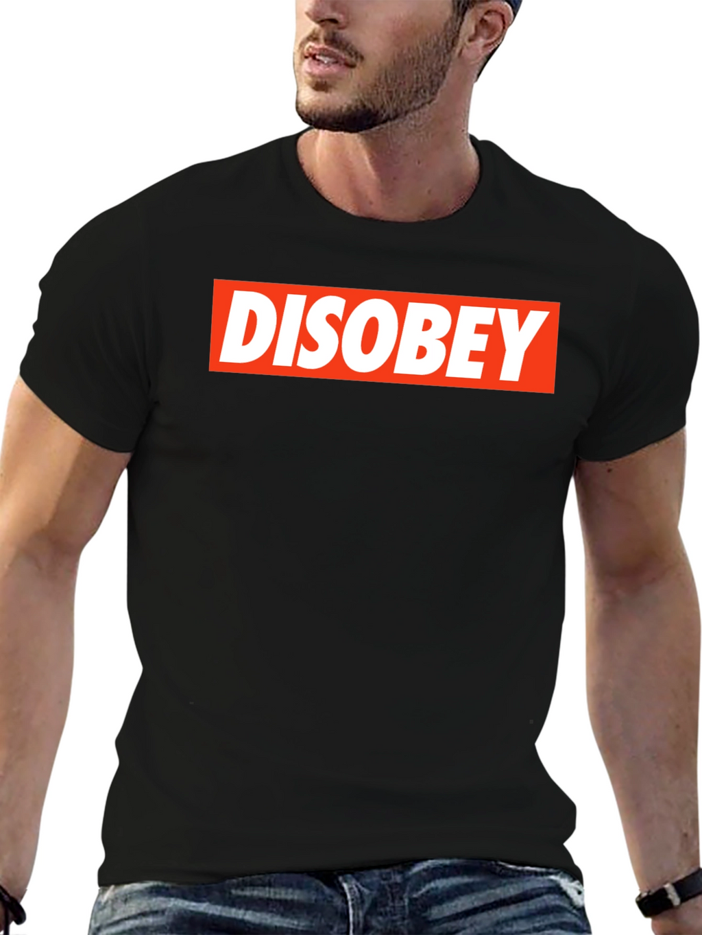 Disobey Graphic T-Shirt - Bold Statement Tee