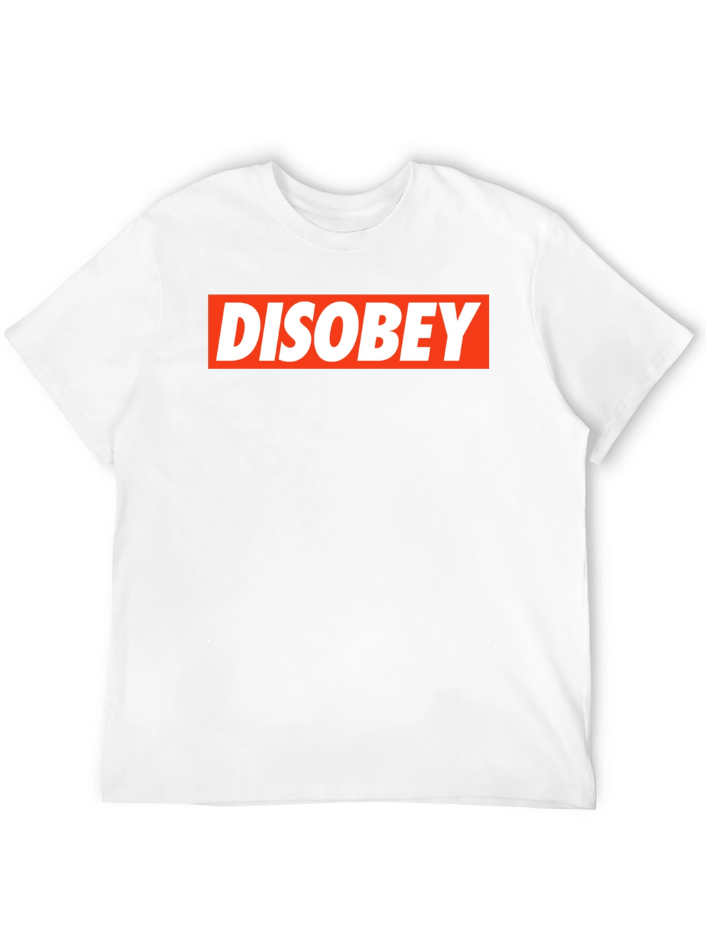 Disobey Graphic T-Shirt - Bold Statement Tee