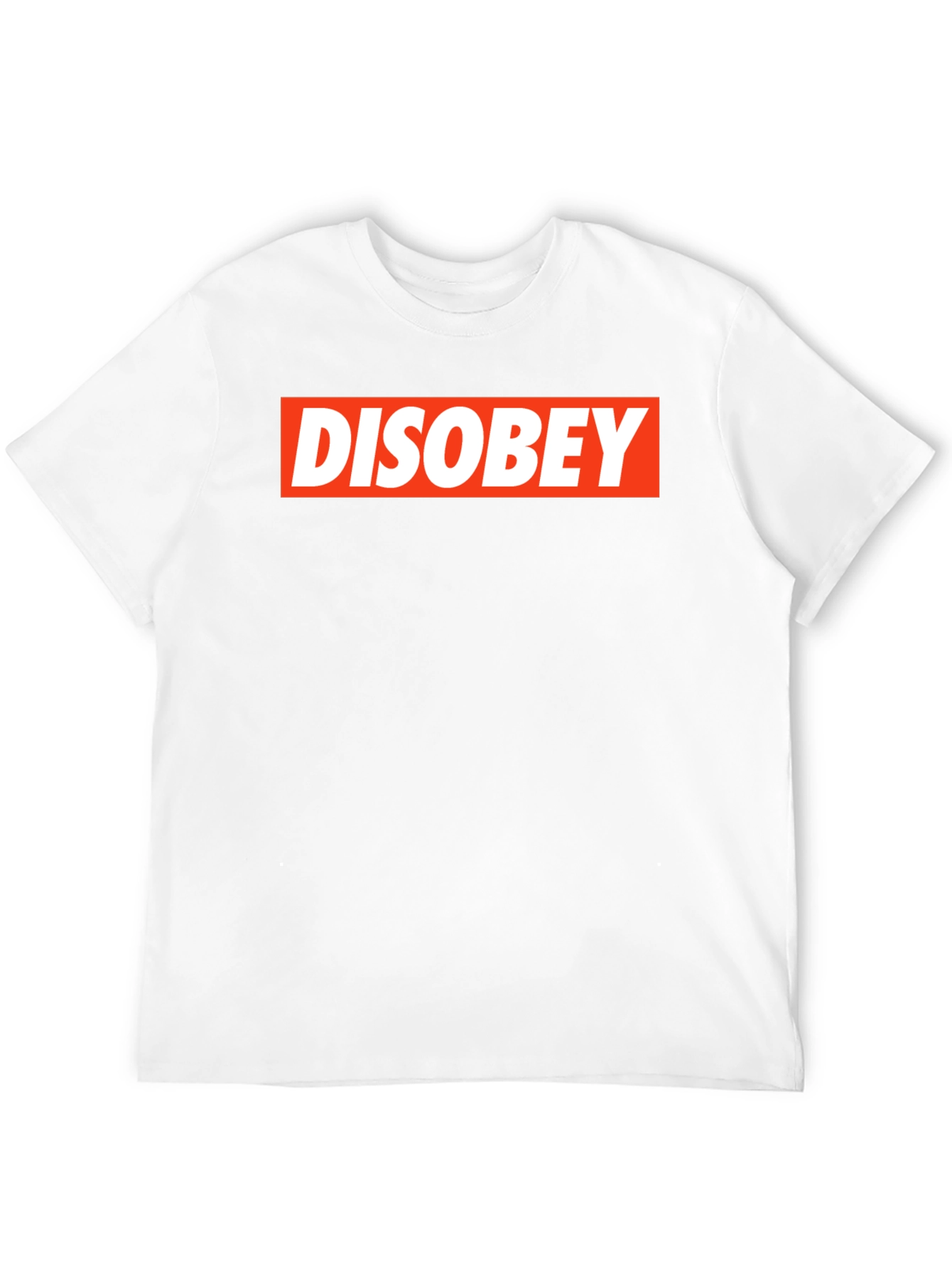 Disobey Graphic T-Shirt - Bold Statement Tee
