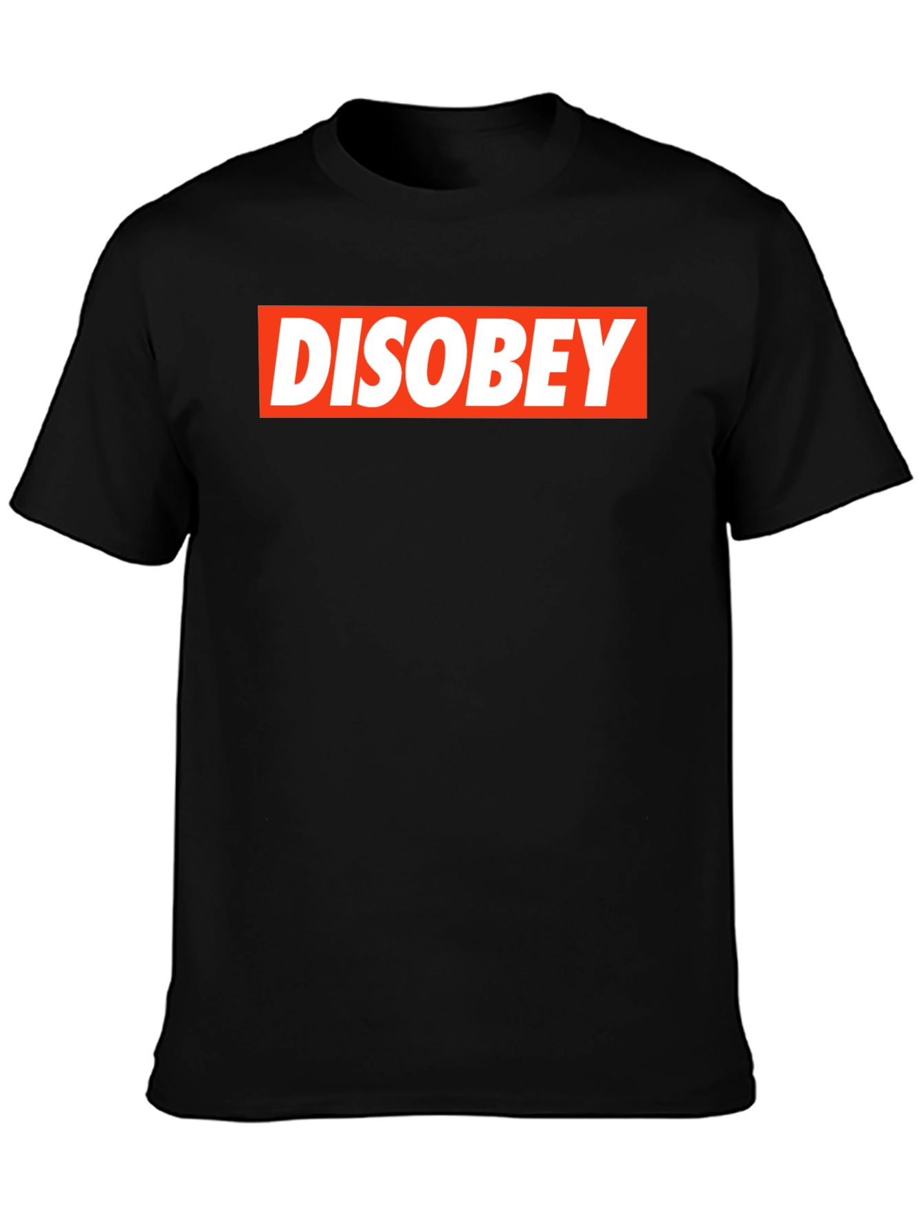Disobey Graphic T-Shirt - Bold Statement Tee