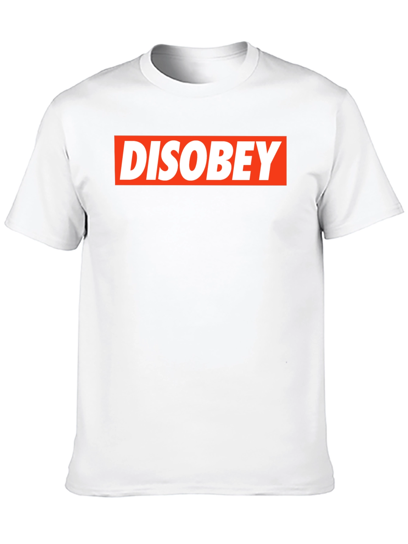 Disobey Graphic T-Shirt - Bold Statement Tee