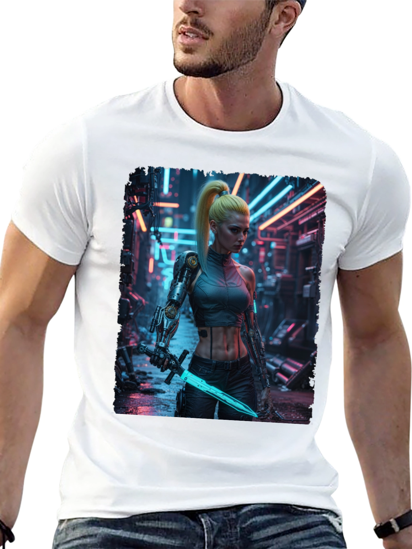 Cyberpunk Warrior T-Shirt