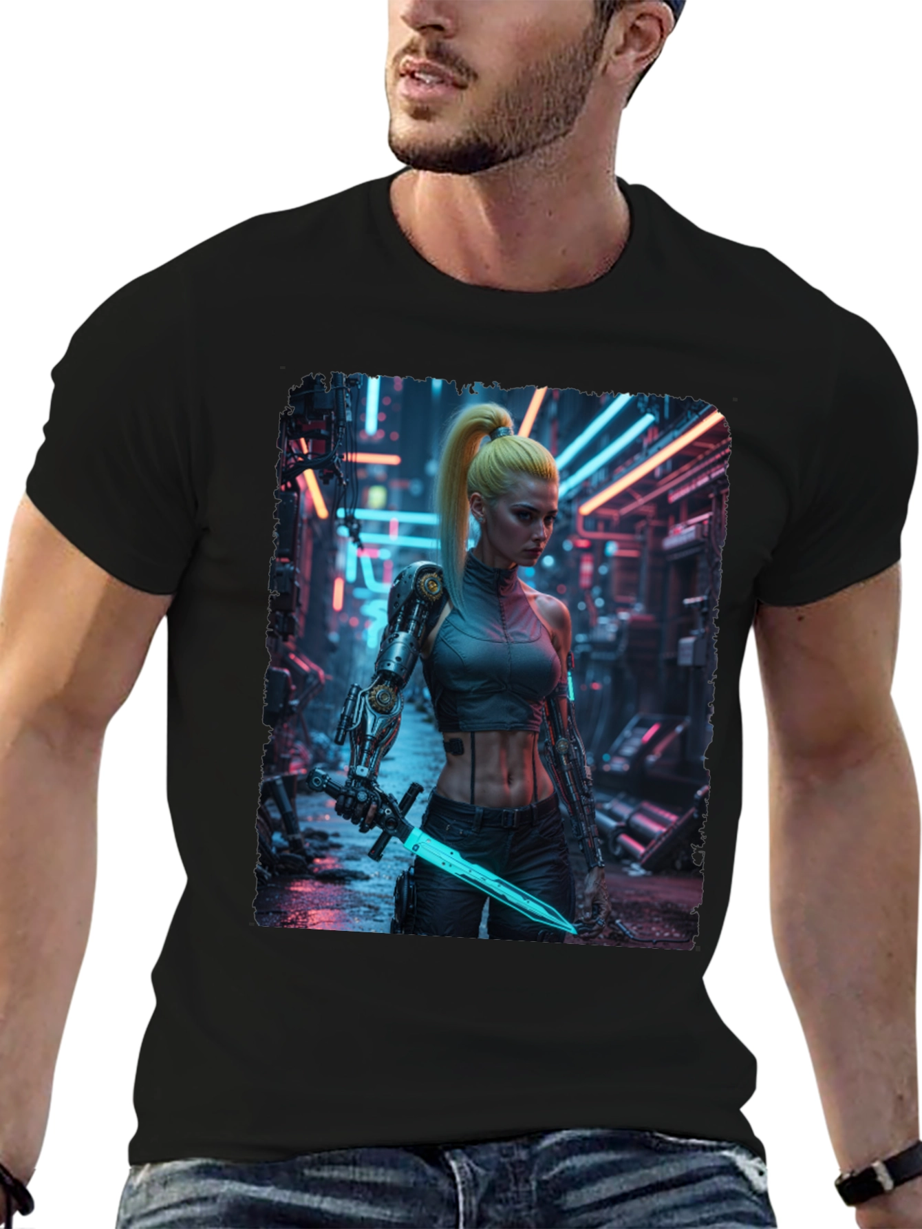 Cyberpunk Warrior T-Shirt