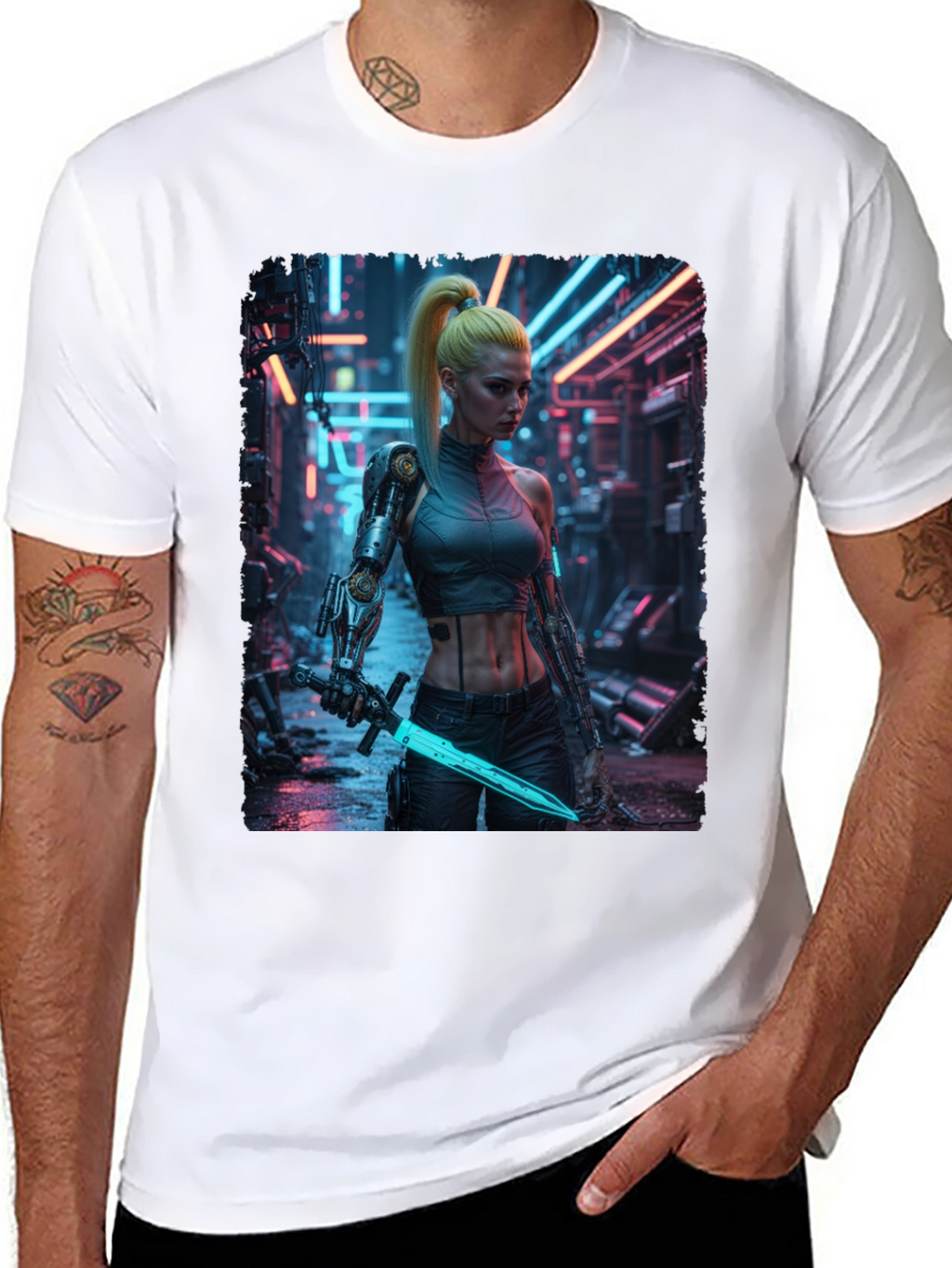 Cyberpunk Warrior T-Shirt