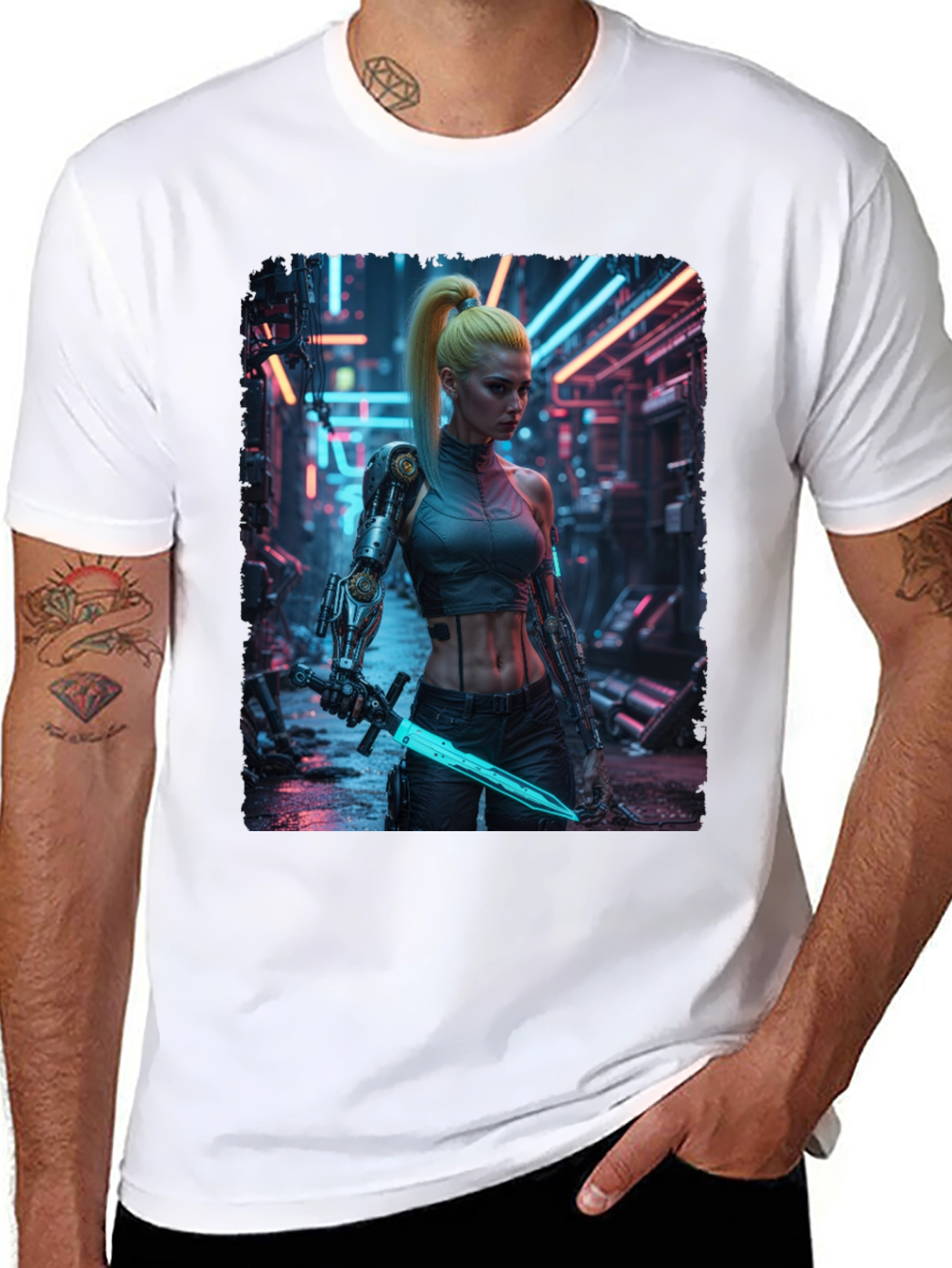 Cyberpunk Warrior T-Shirt