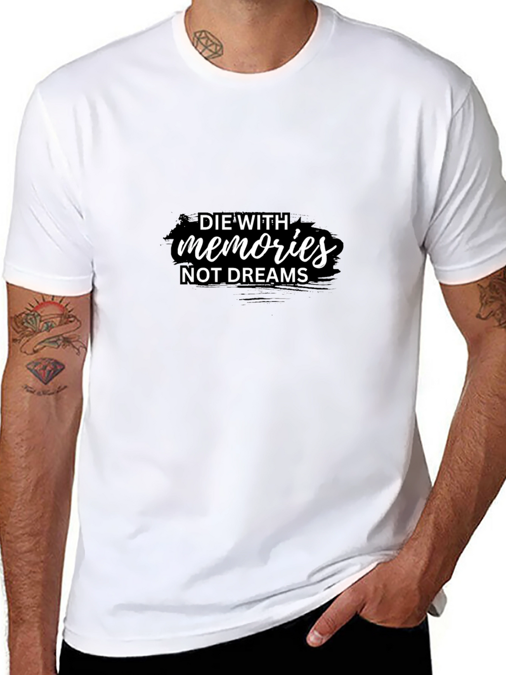 Die With Memories Graphic Black T-Shirt