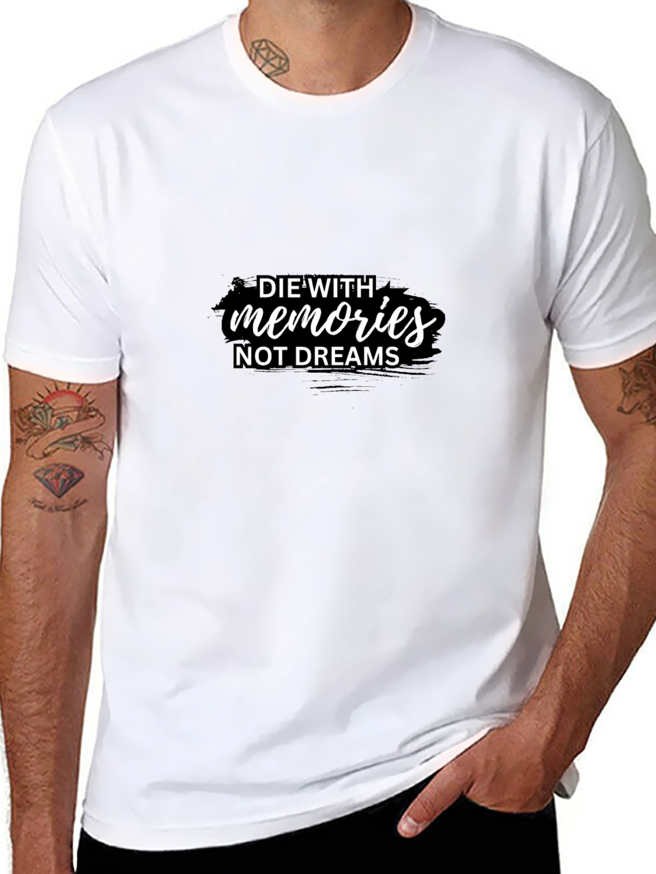 Die With Memories Graphic Black T-Shirt