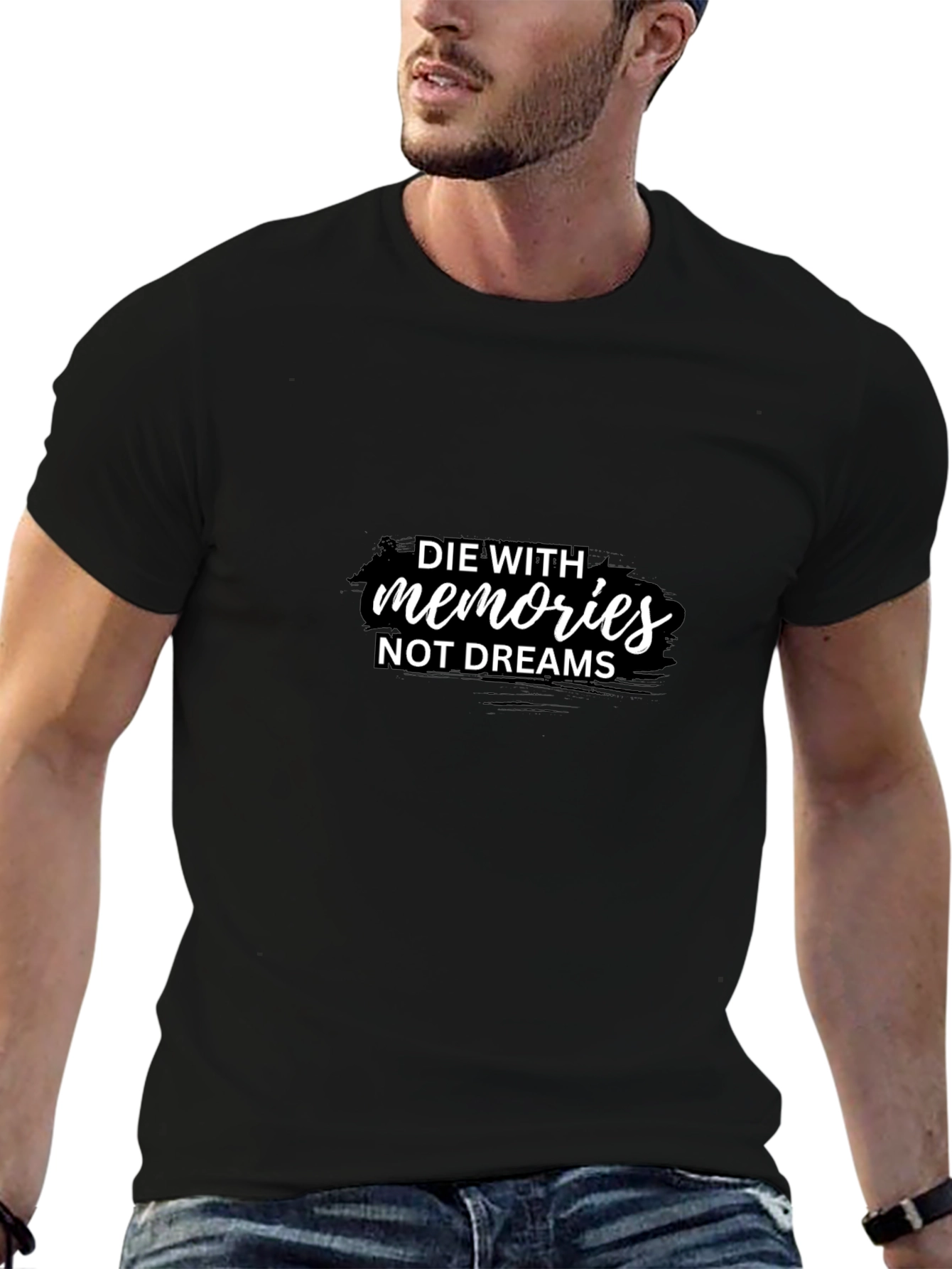 Die With Memories Graphic Black T-Shirt