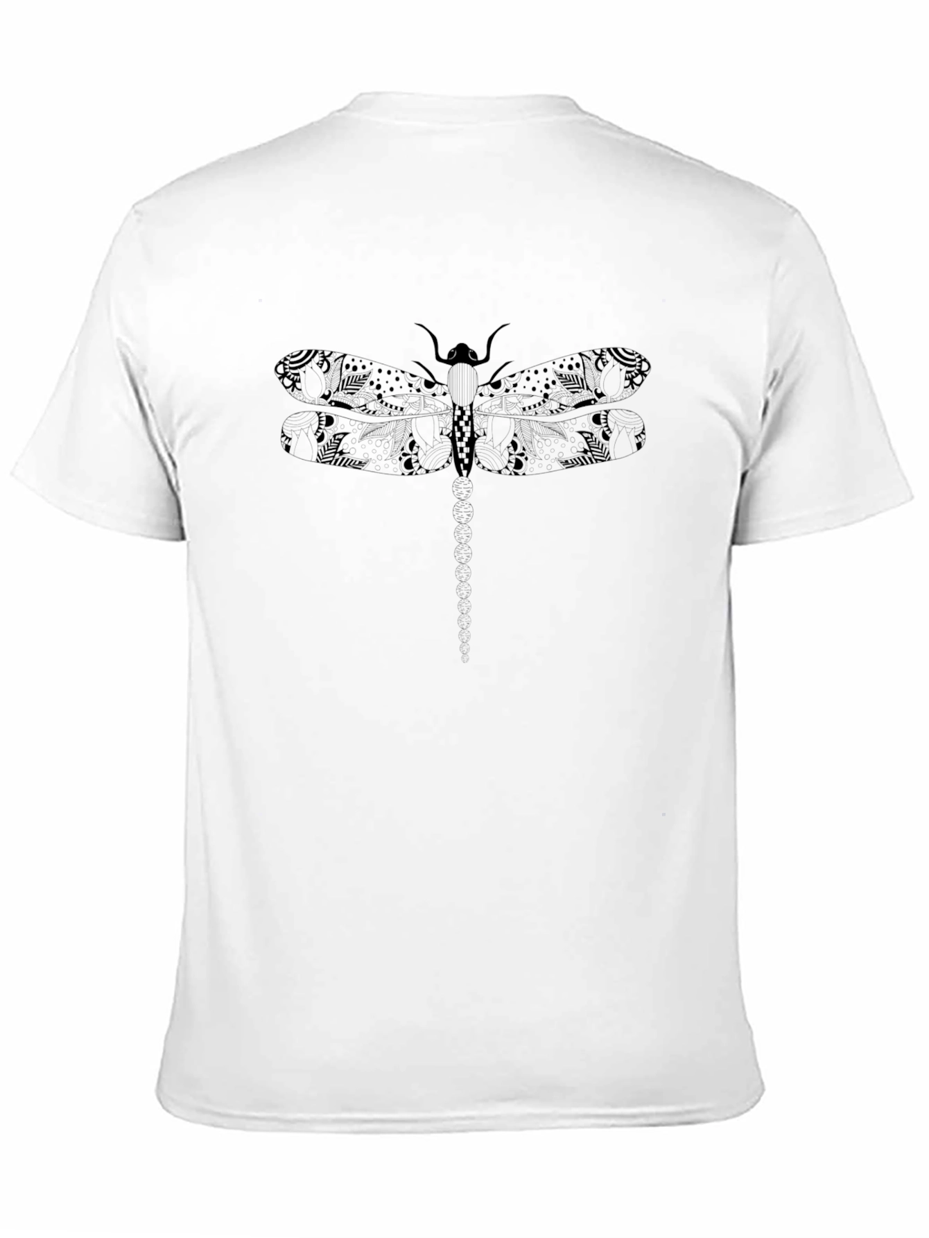 Dragonfly Graphic Black T-Shirt