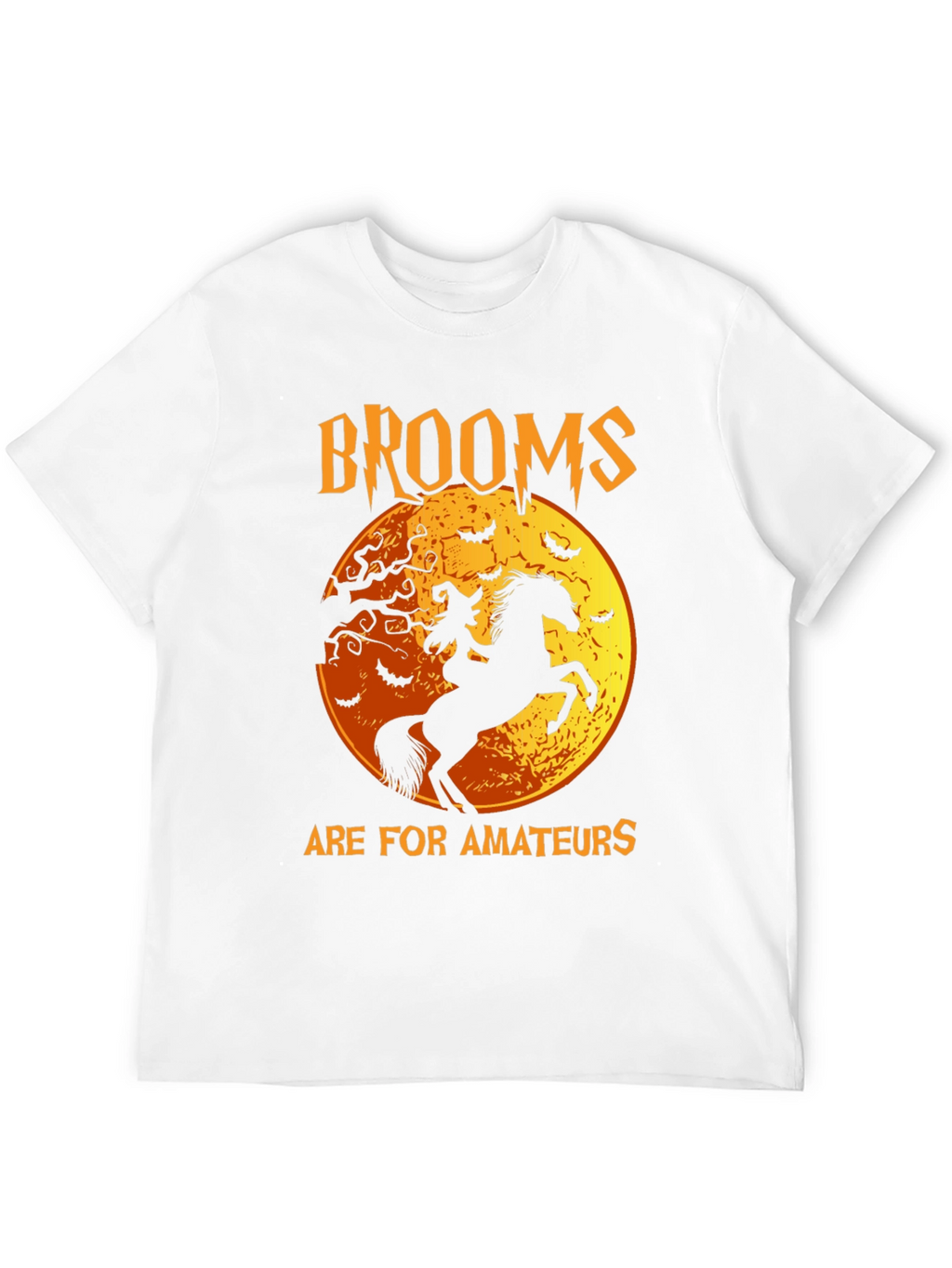 Halloween Witch & Horse Graphic Tee