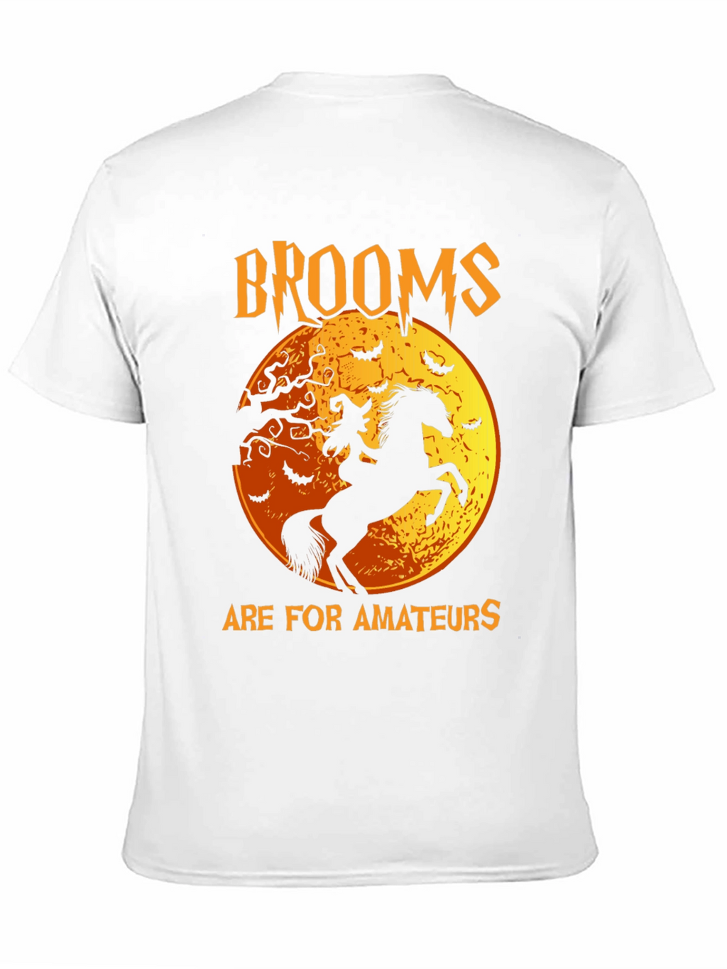 Halloween Witch & Horse Graphic Tee