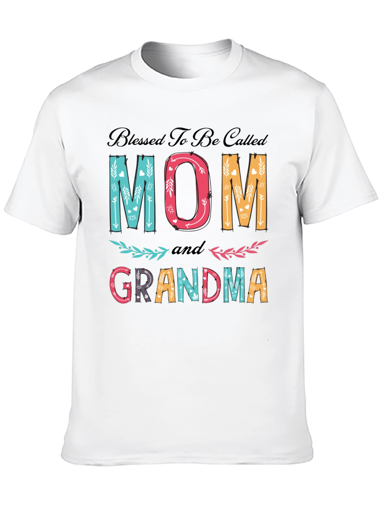 Blessed Mom and Grandma Graphic T-Shirt