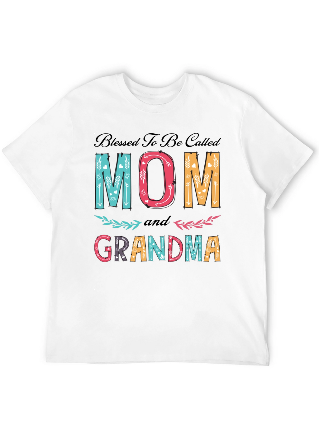 Blessed Mom and Grandma Graphic T-Shirt