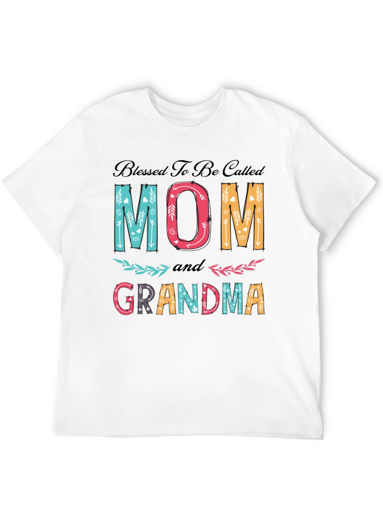 Blessed Mom and Grandma Graphic T-Shirt